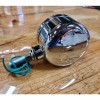 GRAND GENERAL WATERMELON LIGHT AMBER GLASS SINGLE FACE CHROME DIE