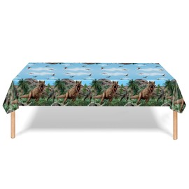 YOVECATHOU 3 Pack Dinosaur Tablecloths Dinosaur Table Cover for Birthday Dinosaur Theme Party Baby Shower