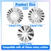 45mm Pinking Rotary Cutter Blades, 6 Pcs Wave Rotary Blades