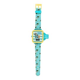 Bluey Kids Digital Projector Watch: Fun & Learning in One!, Bluey Projector, Digital Wrist Watch - Blue (BLY4024AC)