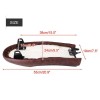 GOODFITMENT Brown Vintage Motorcycle Hump Retro Saddle Seat For Cafe