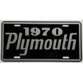 1970 70 Plymouth Metal Novelty Replica Sign Compatible with Plymouth Sport Fury Belvedere Barracuda Satellite Valiant GTX Cuda Duster Classic Muscle Car Hot Rod Collection Garage Man Cave Display Gift