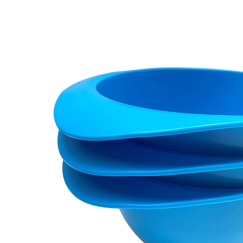 WePrep Mixing Bowl with spout and Handle | Light Blue