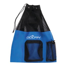 Dolfin Swimwear Mesh Sports Backpack - Unisex Drawstring Closure and Adjustable Straps