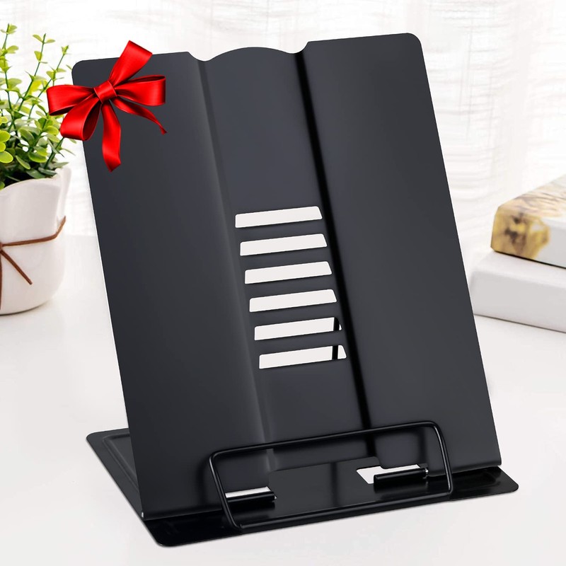 Large Desk Book Stand Metal Reading Rest Book Holder Adjustable