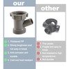 QruiLanTu 1-1/2 Inch Dishwasher Kitchen Drain Pipe Hose Adapter Wye,