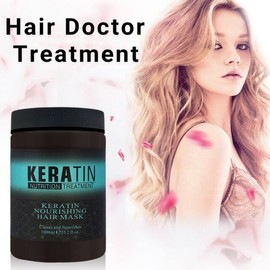 (Keratin Creamy 1L) Keratin Moisturizing & Smoothing Creamy Hair Mask Organ Oil SPA Hair Treatment 1000ml