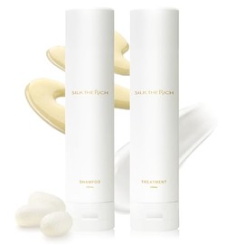 SILK THE RICH Set de champú y acondicionador  Fórmula hidratante para cabello seco, encrespado o teñido  Rico en humedad, sin parabenos, sin sulfatos 