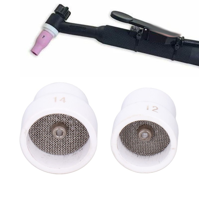 Welder Torch Cups, Good Match 2Pcs Easy Installation TIG Welding