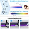 DXYXYO Blue Light Blocking Reading Glasses for Women 1.5 Oversized