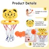 virkwuy Kinder Badewanne Basketball Korb, Pool Spielzeug Basketball Korb, Toomies