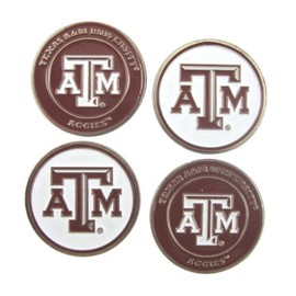 (4) Texas A&M Aggies Golf Ball Markers