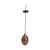 Iron Hollow Water Drop Lamp Solar LED Lantern Garland Garden