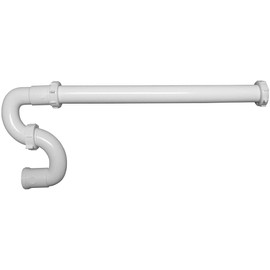Plumb Pak 700WK S Trap, 1-1/4-Inch or 1-1/2-Inch by 20 1/2-Inch, White