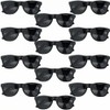 Plastic Black Nomad Sunglasses (Qty. 12)