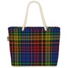 VOID Pride Pattern Rainbow Beach Bag Shopper 58 x 38