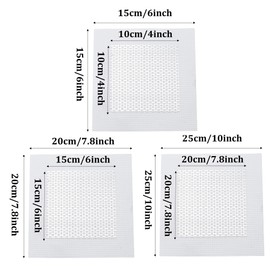 AUXBC 6PCS Drywall Repair Kit, 4"/6"/8" Aluminum Wall Patch with Galvanized Plate, Self Adhesive Fiberglass Dry Wall Hole Patches for Drywall Ceiling Sheetrock