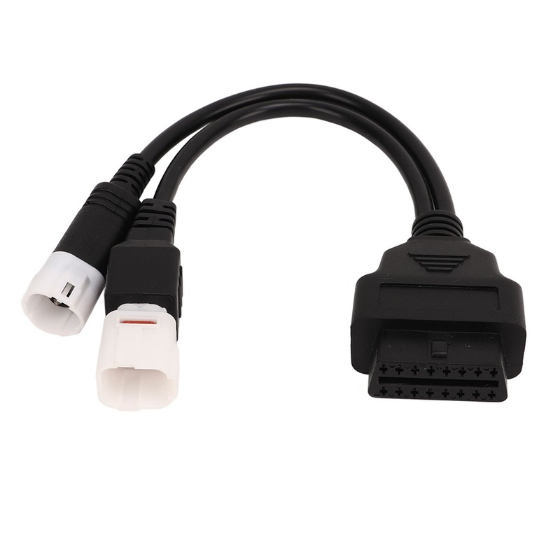 3pin 4pin Motorcycles OBD OBD2 Adapter Cable Easy Fault Detection