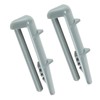 QUAILITAS Dishwasher Rail Cap Replacement [Pack of 2] Plastic Rear