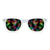 Ultimate Diffraction Glasses - 3D Rainbow Heart Effect with White