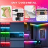 LED Strip Lights 65.6Ft(2 Rolls of 32.8ft), Dimmable 5050 RGB