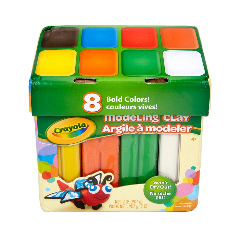 Crayola Modeling Clay in Bold Colors, 2lbs, Gift for Kids,