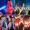 BINWO Reusable LED Glow Sticks(2Pack) with 15 Multicolor, Manual and