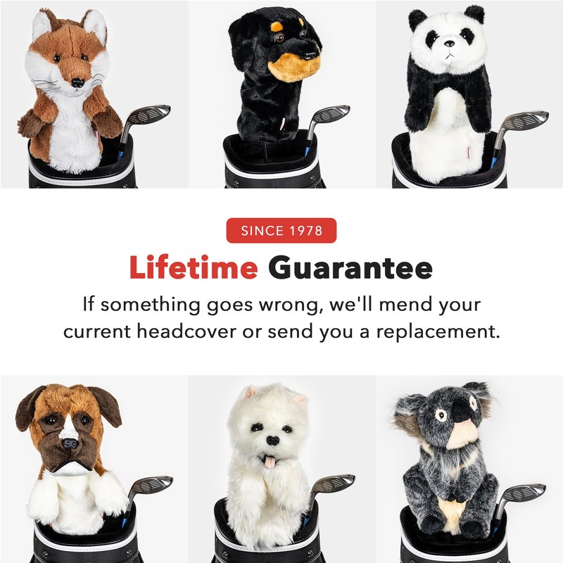 Daphne's Headcovers Fox Driver Headcover | Premium Driver Headcovers |