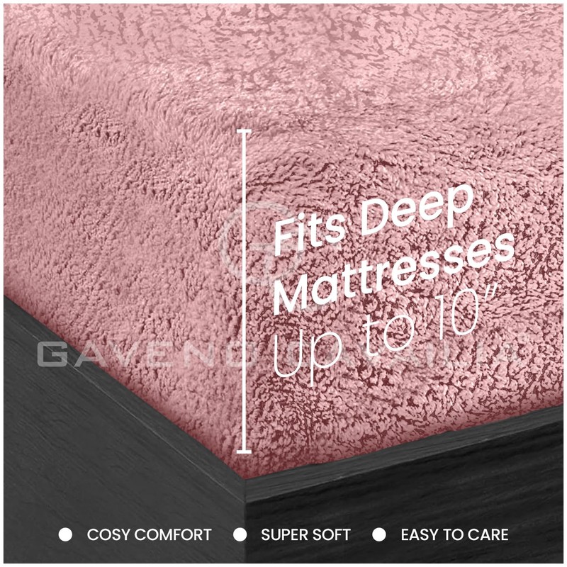 GC GAVENO CAVAILIA Teddy Bear Double Fitted sheet | Fleece