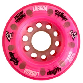 Labeda Whips Roller Hockey Wheel - Pink X-Soft 80mm - Single Wheel