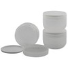 Kosmetex Run Plastic Container 500 ml with Cover Disc Matte