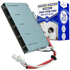 1600 + 700 W 230 V mm Tumble Dryer Heater Element Original Code 2976680200 2976680100 for Beko Blomberg MONTERAL