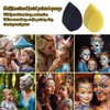 12 Pieces Of Face Painted Sponge, Makeup Tools, Body Painting