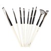 9pcs Gouache Watercolour Brushes Nylon Wool Rustproof Strong Water Absorption