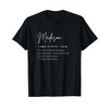 Madison Name Meaning Art Mighty Strong Hemingway Quote Gift T-Shirt