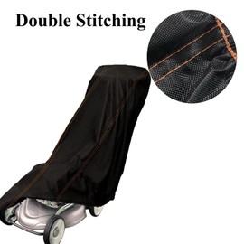 Push Lawn Mower Cover 420D, walk behind Push Lawn Mower up to 23 inch All Weather Heavy Duty Waterproof Outdoor with Storage,79" L x 16" W x 33" H