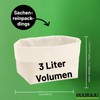 Huuraa Organizer Ordnungsamt Schriftzug Geschenk 3 Liter Medium Canvas Baumwolle