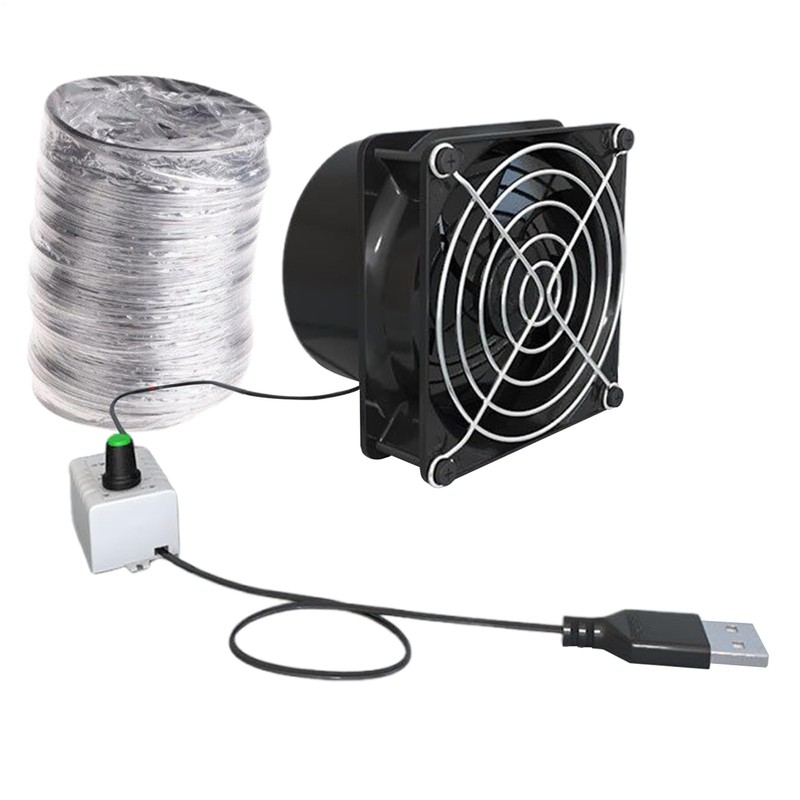 Exhaust Fan - Fume Extractor - Mini Inline Booster Absorber