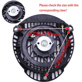 TKCBCD XT775 Recoil Starter Compatible with Kohler XT675 XT650 XT775 6.5 6.75 7.75 8.0 HP 149cc 173cc Engine Compatible with Toro Lawn Mower Pull Start Assembly - Replaces 1416520, 14165 20S