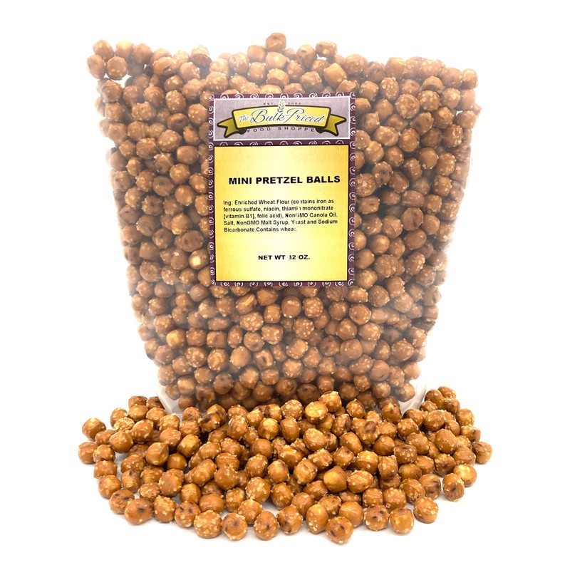 Mini Pretzel Balls NonGMO (2lb. Resealable Zip Lock Bag)