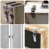 Antesen 4 Pcs 90 Degree Hook Lock Bolt 304 Stainless