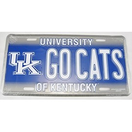 Go Cats State License Plate Kentucky University Basketball Wildcats Uk Sign L936