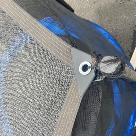 Trampoline Shade Cover 12ft, Outdoor Trampoline Top Cover, Sun Protection Trampoline Canopy Accessories (Fits for 6 Poles)