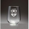 Lamb Irish Coat of Arms Stemless Wine Glasses (Sand Etched)