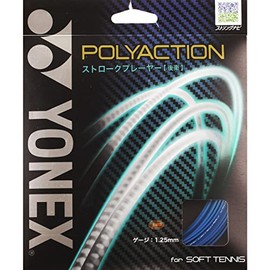 YONEX PSGA125 Soft Tennis Strings, Poly Action, 4.9 inches (125 mm), Royal Blue