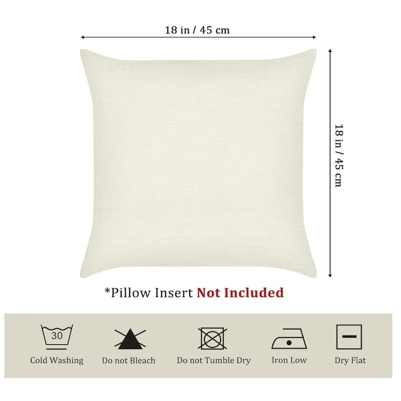 BAOKU Cushion Covers 45x45 cm Pillow Covers Spring Decorative Home