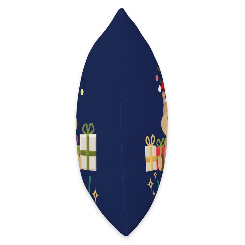 Reindeer santa Throw Pillow