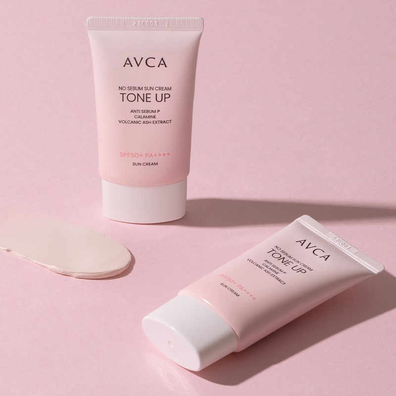 Abka [Abca][1+1] Tone-up no-sebum sunblock sunscreen SPF50+ PA++++ 35ml /