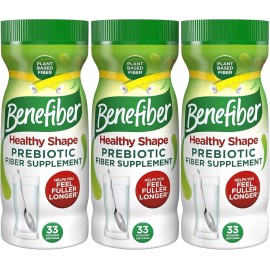 3 Benefiber Healthy Shape Prebiotic Plant Based Fiber Supplement 8.7 oz 12/2025