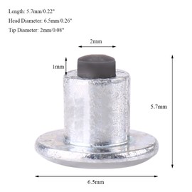 Tire Spikes, 100pcs 6.5mm/0.26" Wheel Tire Studs, Snow Studs for Tires, for Racing Car, Bicycle, Bike, Scooters and Shoes Boots Accessories